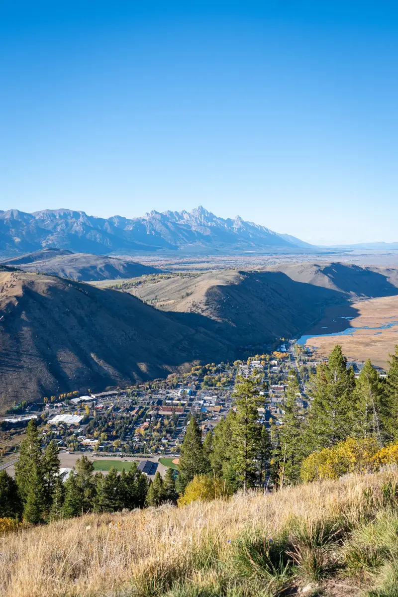 Jackson Hole from Snow King Mountain