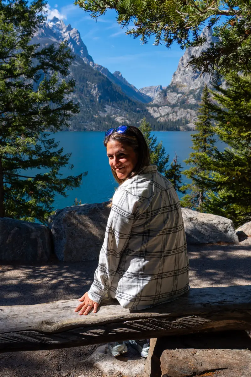 Jen at Jenny Lake